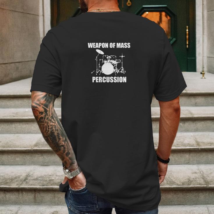 Weapon Of Mass Percussion Mens Back Print T-shirt Gifts for Men