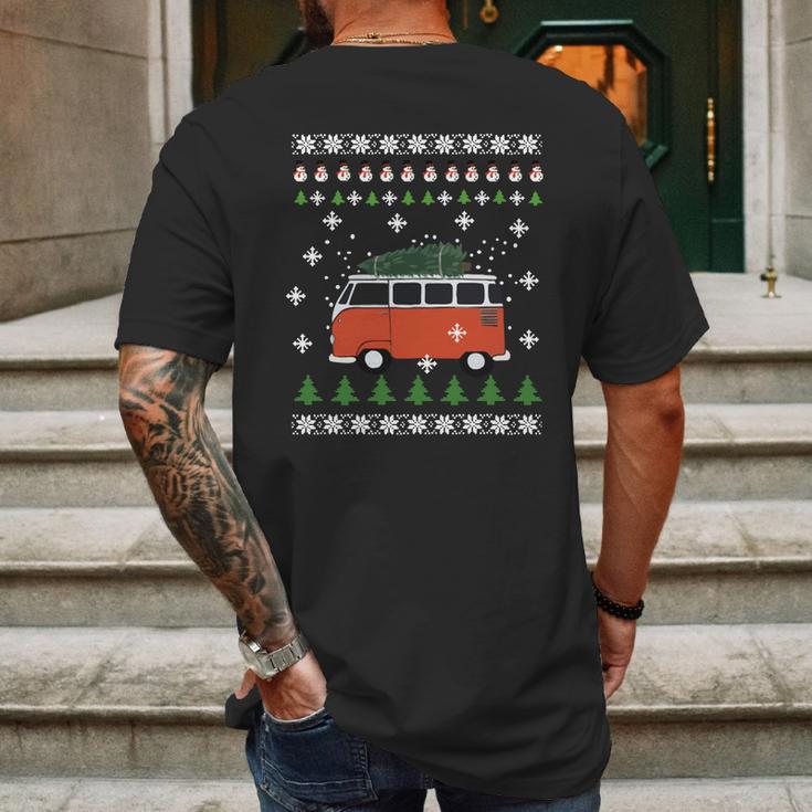 Weihnachten Bulli Mens Back Print T-shirt Gifts for Men