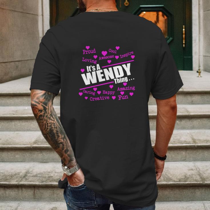 Wendy Mens Back Print T-shirt Gifts for Men