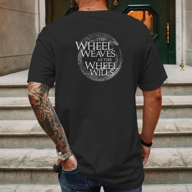 The Wheel Of Time The Wheel Weaves Gift Mens Back Print T-shirt Gifts for Men