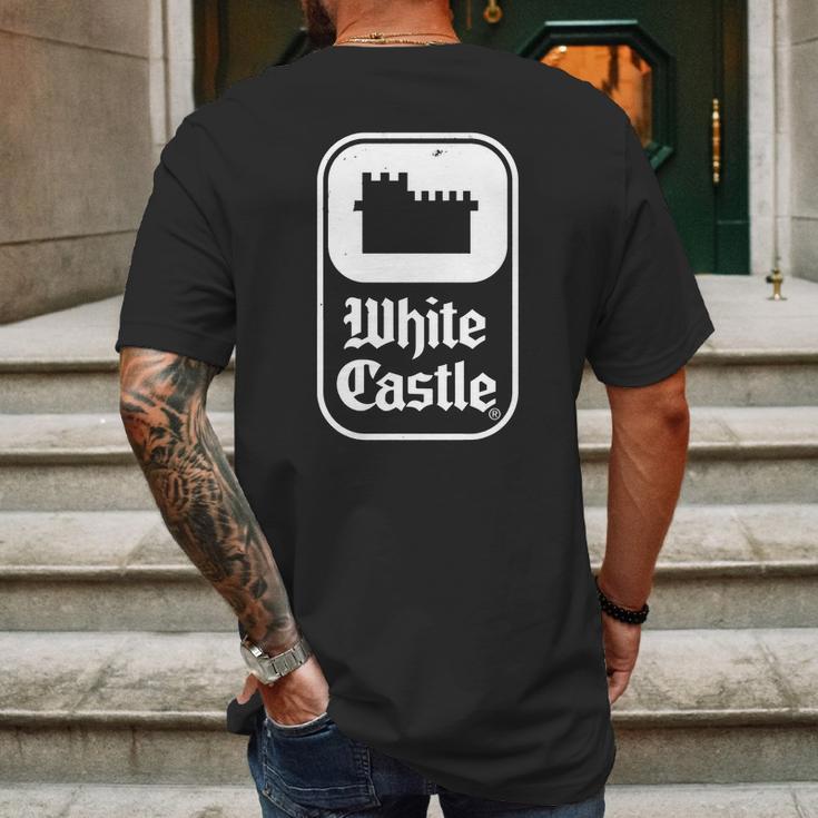 White Castle Burgers Mens Back Print T-shirt Gifts for Men