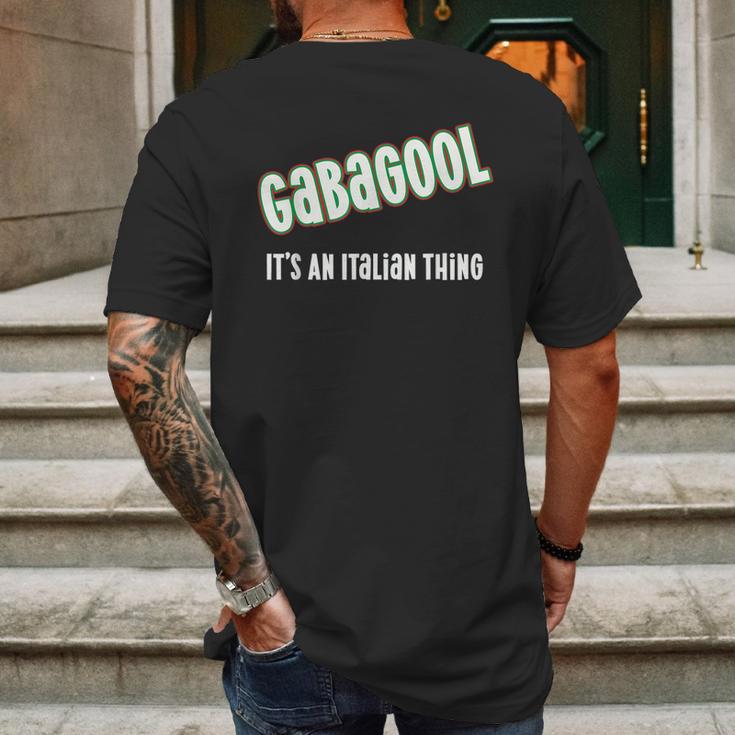 I Will Have The Gabagool Its An Italian Thing Mens Back Print T-shirt Gifts for Men