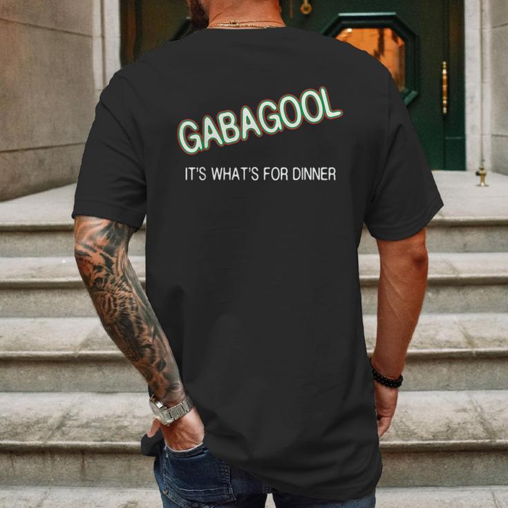 I Will Have The Gabagool Its Whats For Dinner Funny Mens Back Print T-shirt Gifts for Men