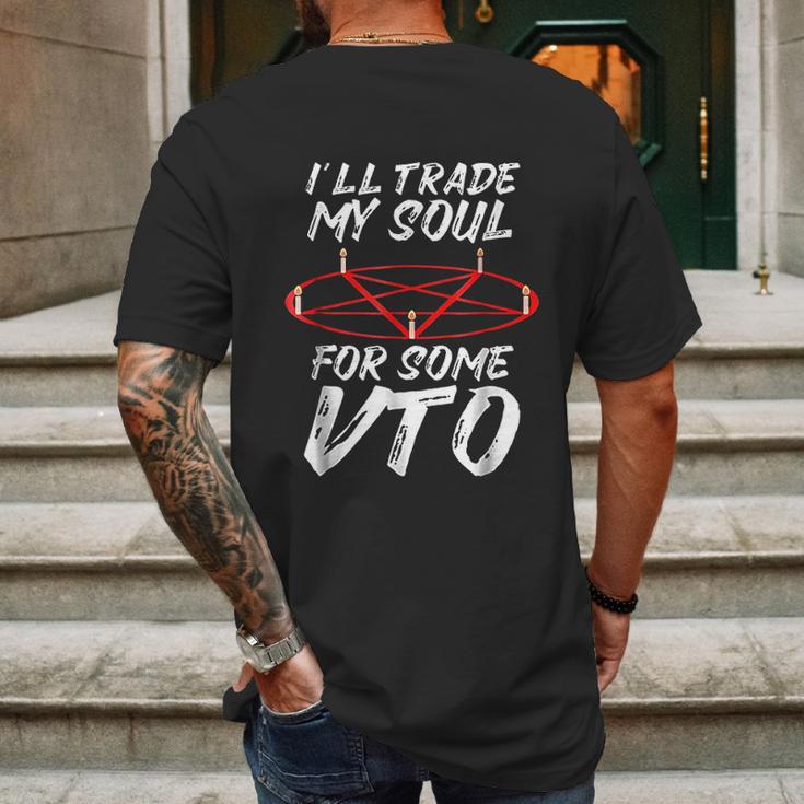 I Will Trade My Soul For Some Vto Halloween Mens Back Print T-shirt Gifts for Men