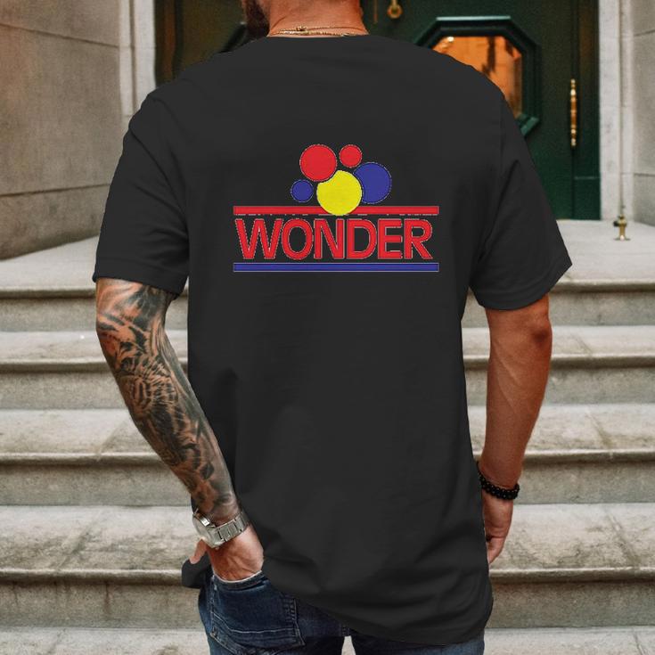 Wonder Bread Logo Mens Back Print T-shirt Gifts for Men