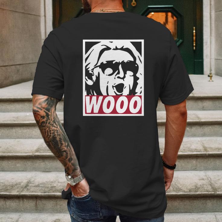 Wooo Ric Flair Wrestling Nature Boy Mens Back Print T-shirt Gifts for Men