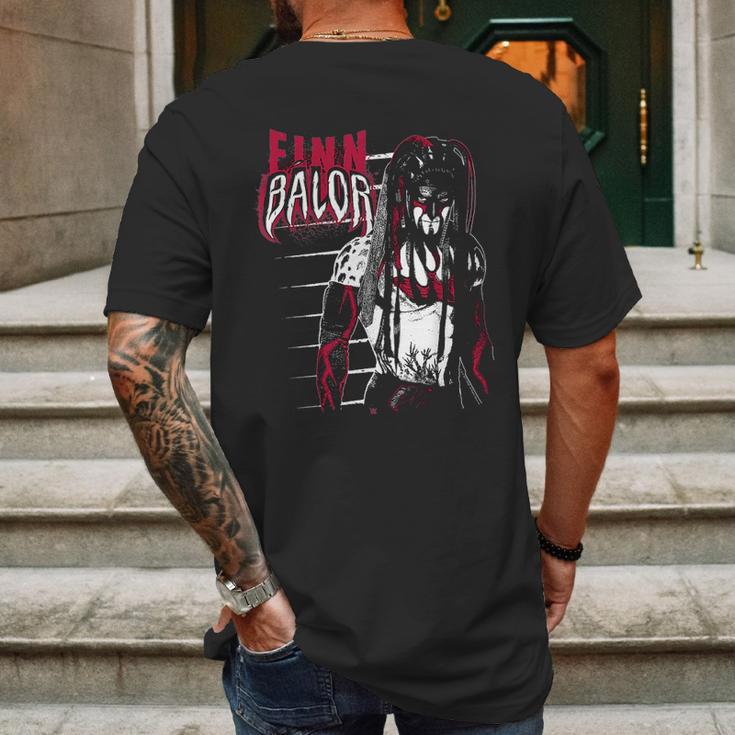 Wrestling Wwe Finn Balor Black And Red Mens Back Print T-shirt Gifts for Men