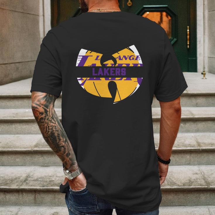 Wu Tang Los Angeles Lakers Logo ShirtShirt Tee Mens Back Print T-shirt Gifts for Men