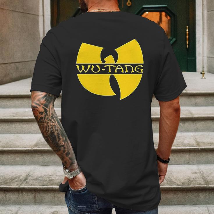 Wutang Personality Street Trend Mens Back Print T-shirt Gifts for Men