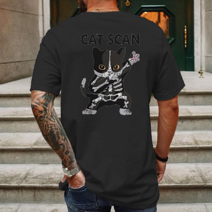 Xray Cat Scan Mens Back Print T-shirt Gifts for Men