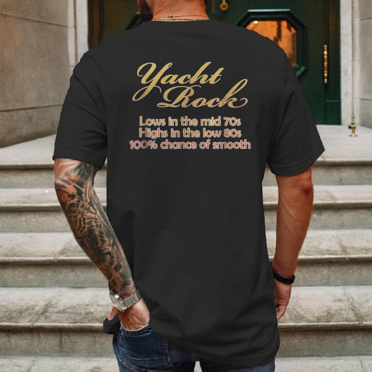 Yacht Rock Music Lover Mid 70S Low 80S Shirt Mens Back Print T-shirt Gifts for Men