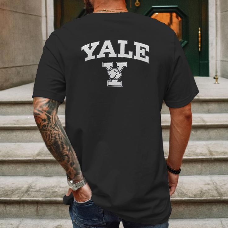 Yale Bulldogs Varsity Navy Mens Back Print T-shirt Gifts for Men