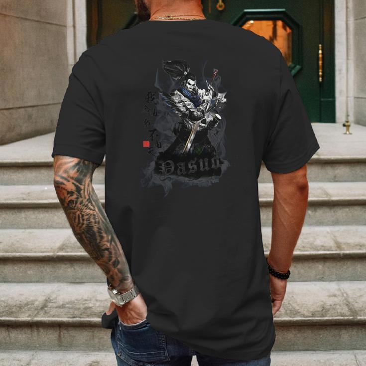 Yasuo Mens Back Print T-shirt Gifts for Men