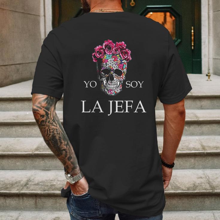 Yo Soy La Jefa Mens Back Print T-shirt Gifts for Men