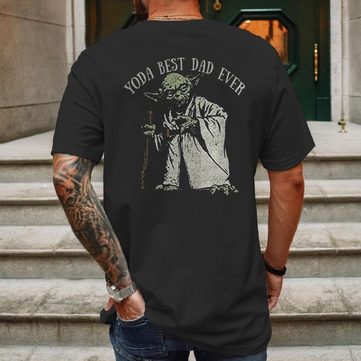 Yoda Best Dad Ever Funny Shirt Mens Back Print T-shirt Gifts for Men