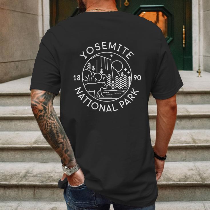 Yosemite National Park 1890 California Cute Gift Mens Back Print T-shirt Gifts for Men