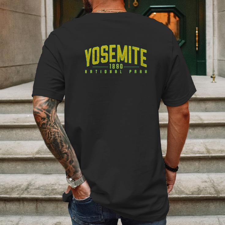 Yosemite National Park Modern Fit Mens Back Print T-shirt Gifts for Men