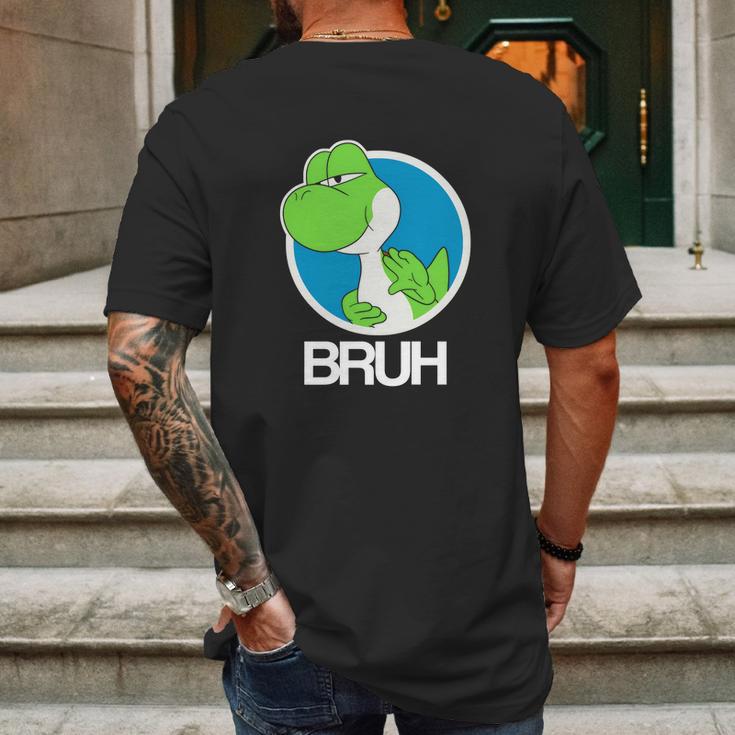 Yoshi Bruh--- Mens Back Print T-shirt Gifts for Men