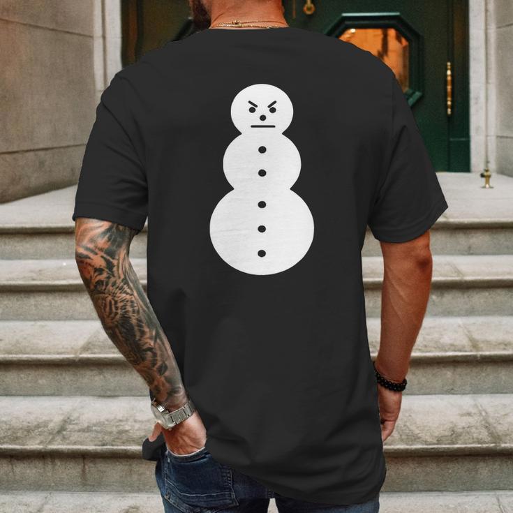 Young Jeezy Snowman Mens Back Print T-shirt Gifts for Men