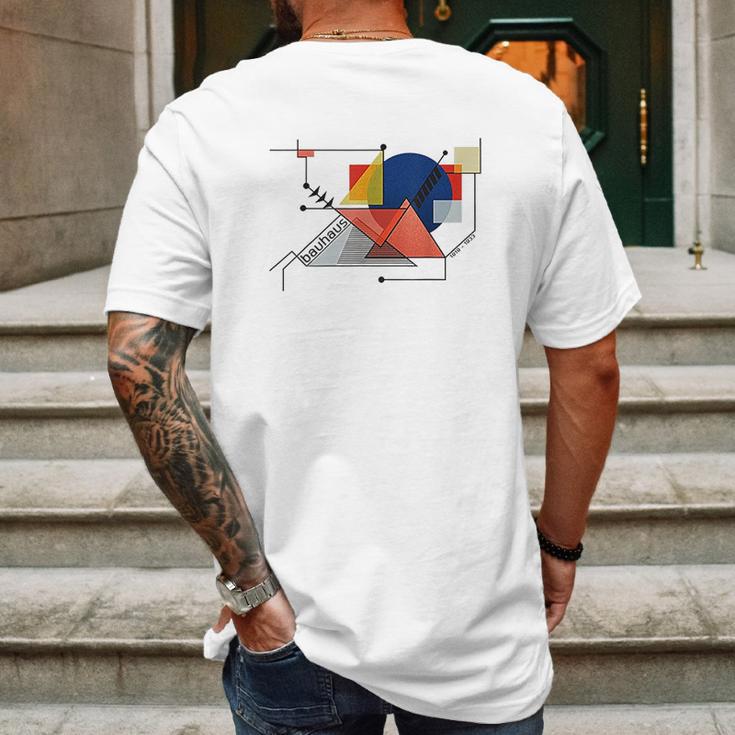 100 Years Of Bauhaus Art School 1919 1933 Mens Back Print T-shirt Gifts for Men