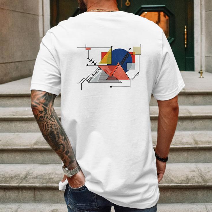 100 Years Of Bauhaus Art School Mens Back Print T-shirt Gifts for Men