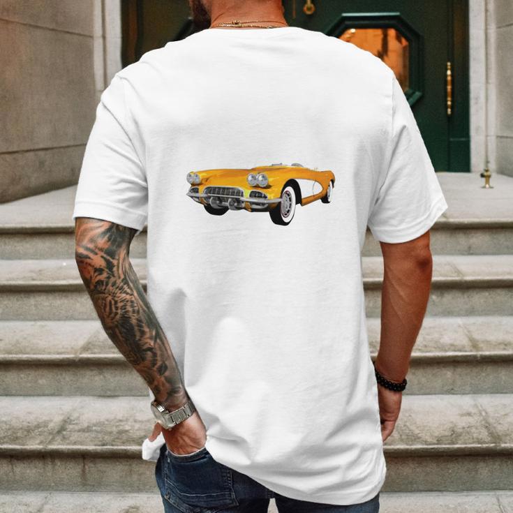 1961 Corvette C1 T-Shirt 2 Mens Back Print T-shirt Gifts for Men