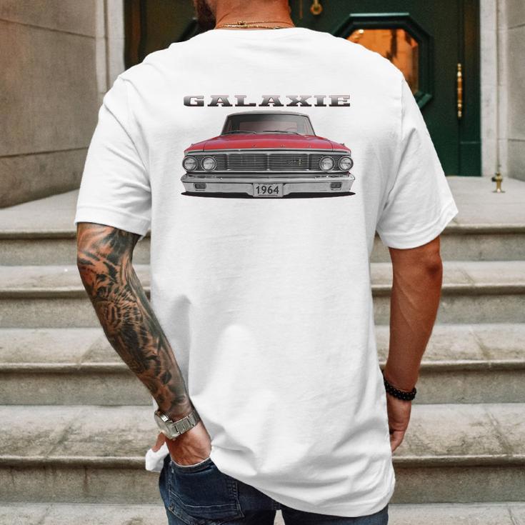 1964 Ford Galaxie Red Two Sided Mens Back Print T-shirt Gifts for Men