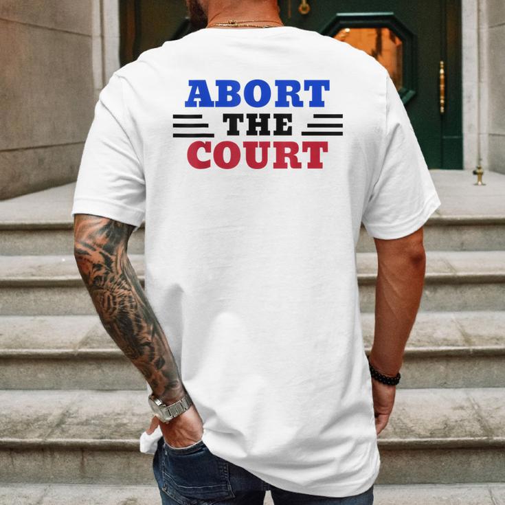 Abort The Supreme Court Mens Back Print T-shirt Gifts for Men