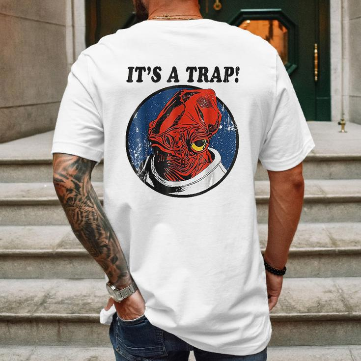 Admiral Ackbar Its A Trap Mens Back Print T-shirt Gifts for Men