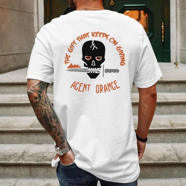 Agent Orange The Gift That Keeps On Giving Shirt Mens Back Print T-shirt Gifts for Men