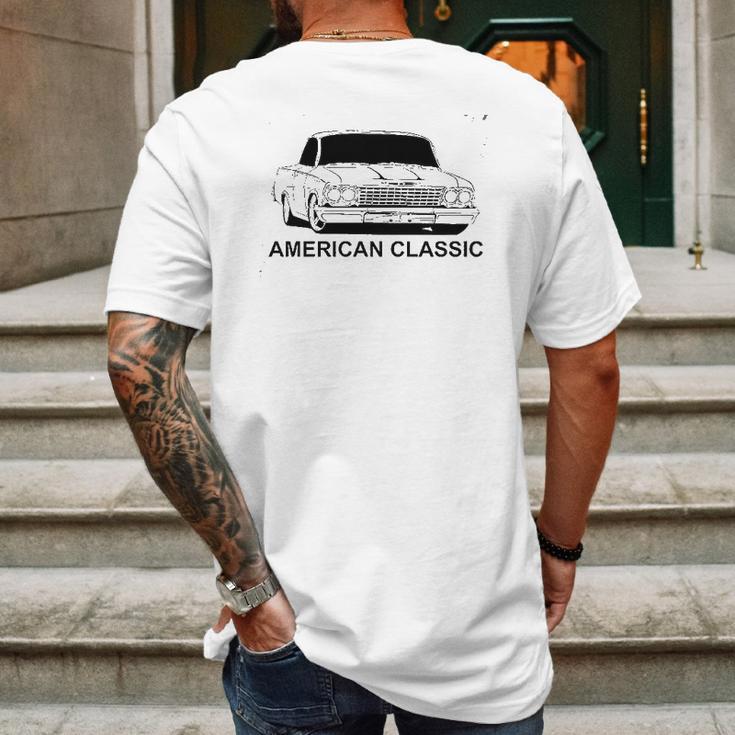 American Classic Muscle Car El Camino Ss Muscle Car Graphic Mens Back Print T-shirt Gifts for Men