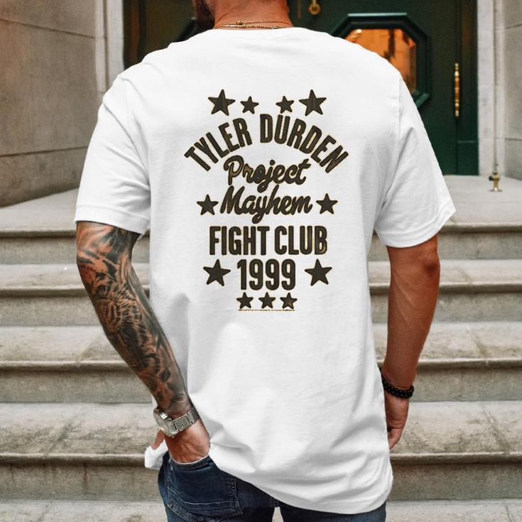 American Classics Fight Club 1999 Dramatic Action Movie Durden Ginger Adult Mens Back Print T-shirt Gifts for Men