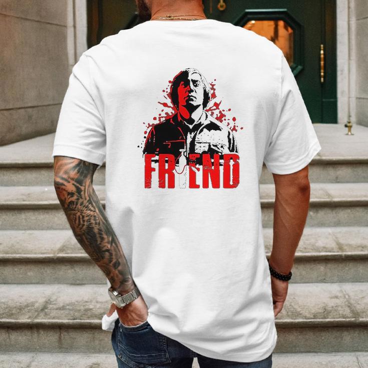 Anton Chigurh Friend No Country For Old Men Mens Back Print T-shirt Gifts for Men