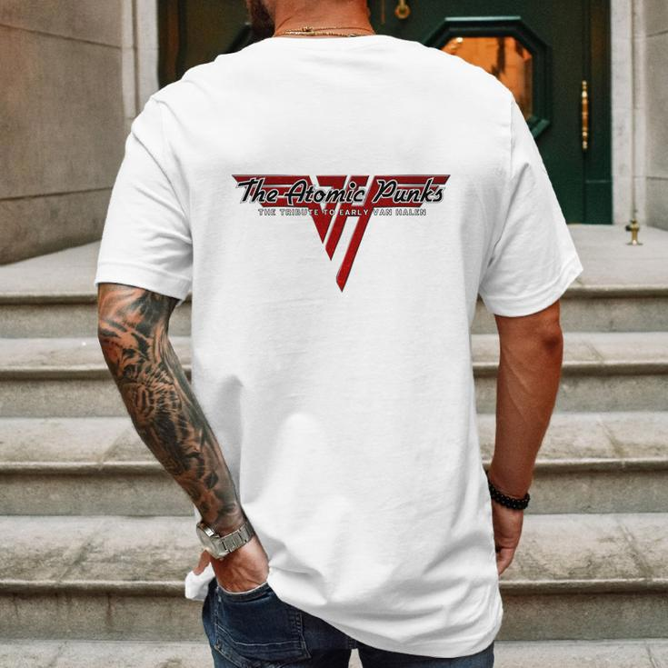 The Atomic Punks The Tribute To Early Van Halen Mens Back Print T-shirt Gifts for Men