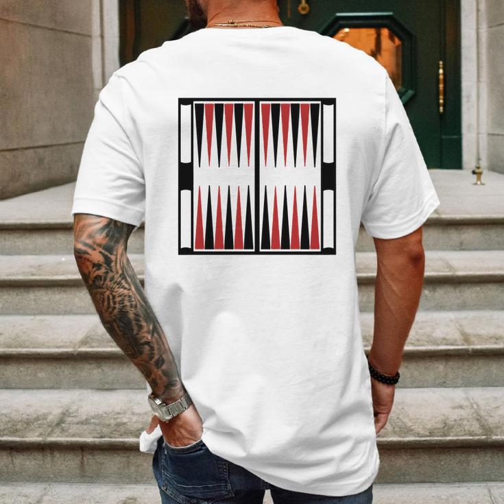 Backgammon Kids Shirts 3 Mens Back Print T-shirt Gifts for Men