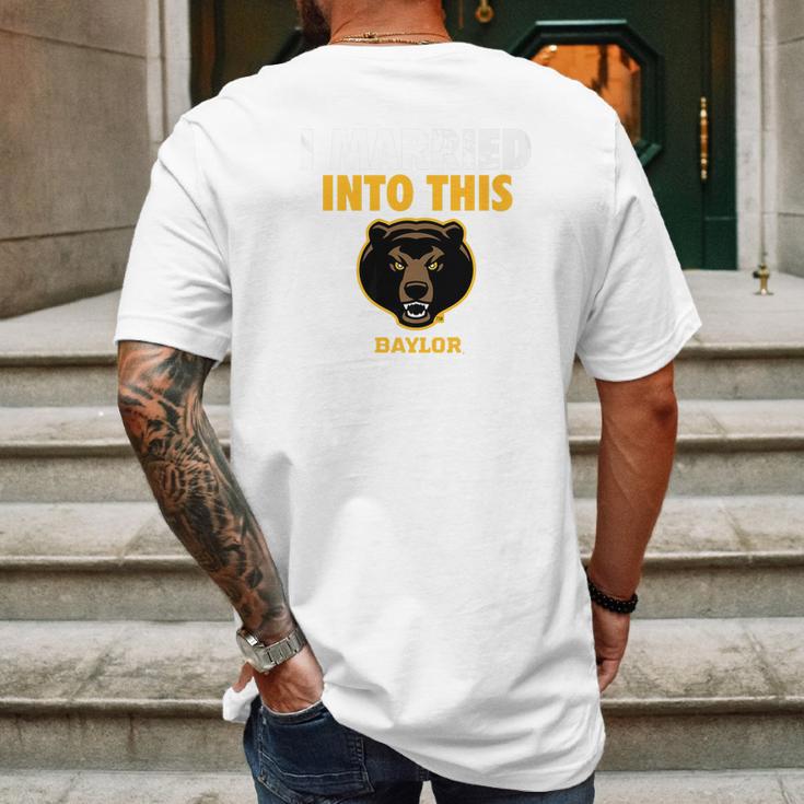 Baylor Bears Married Into This Apparel Mens Back Print T-shirt Gifts for Men