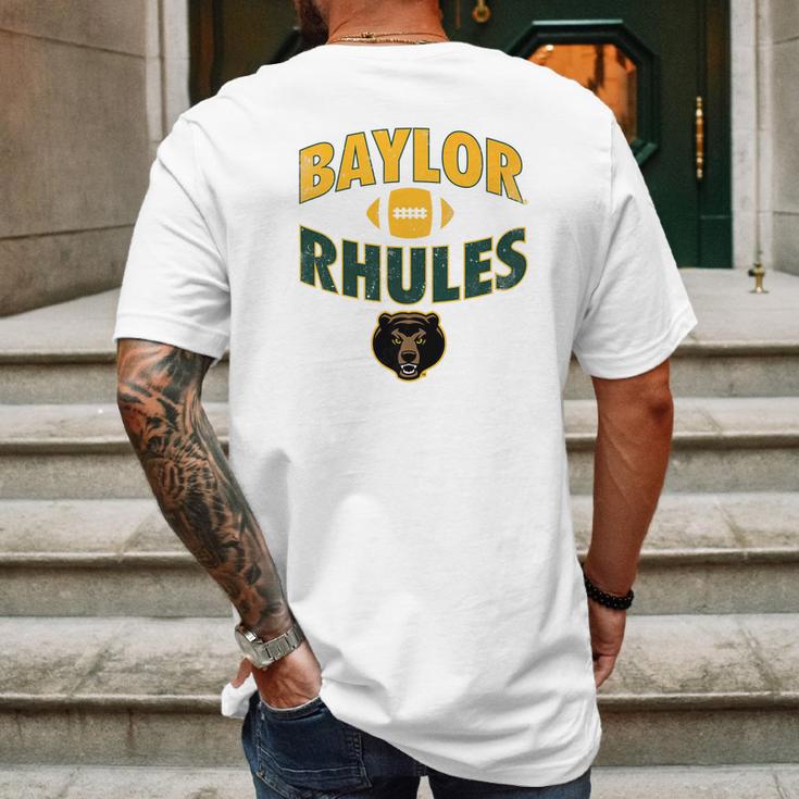 Baylor Bears Baylor Rhules Apparel Mens Back Print T-shirt Gifts for Men