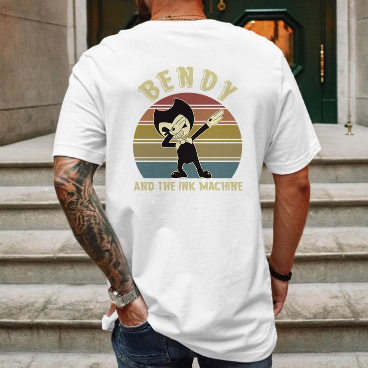 Bendy And The Ink Machine Mens Back Print T-shirt Gifts for Men