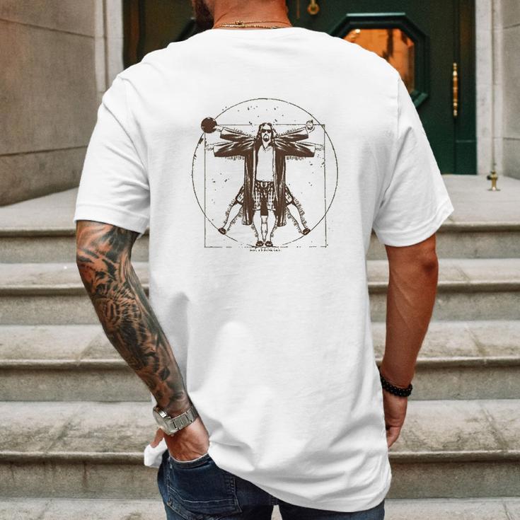 The Big Lebowski Vitruvian Mens Back Print T-shirt Gifts for Men