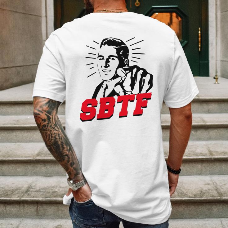 Bob Menery Sbtf Shirt Mens Back Print T-shirt Gifts for Men