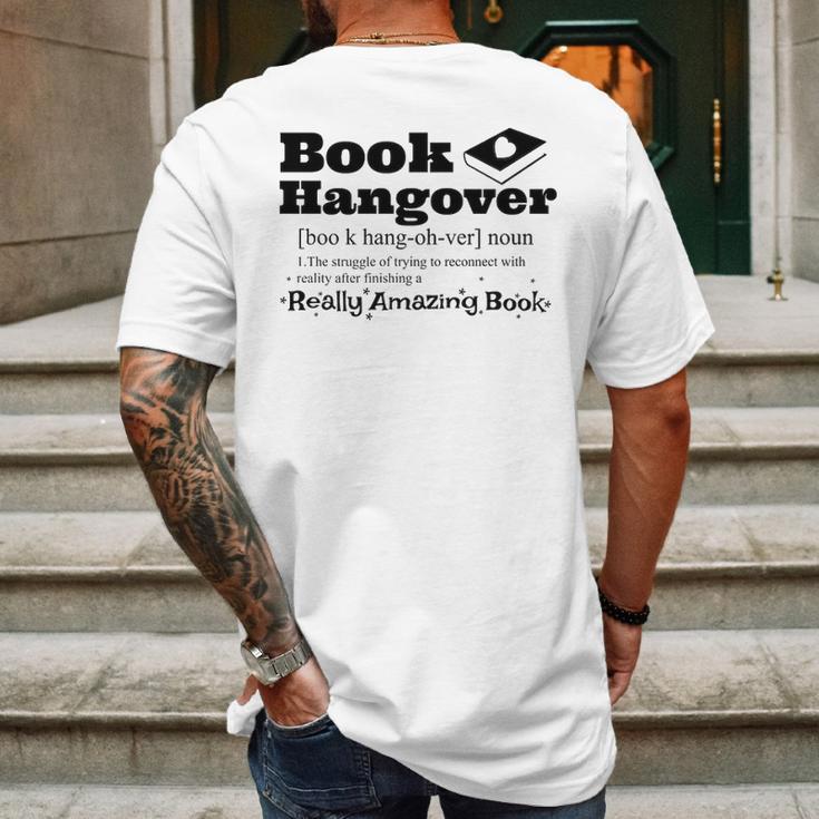 Book Hangover Ella James Logo Mens Back Print T-shirt Gifts for Men