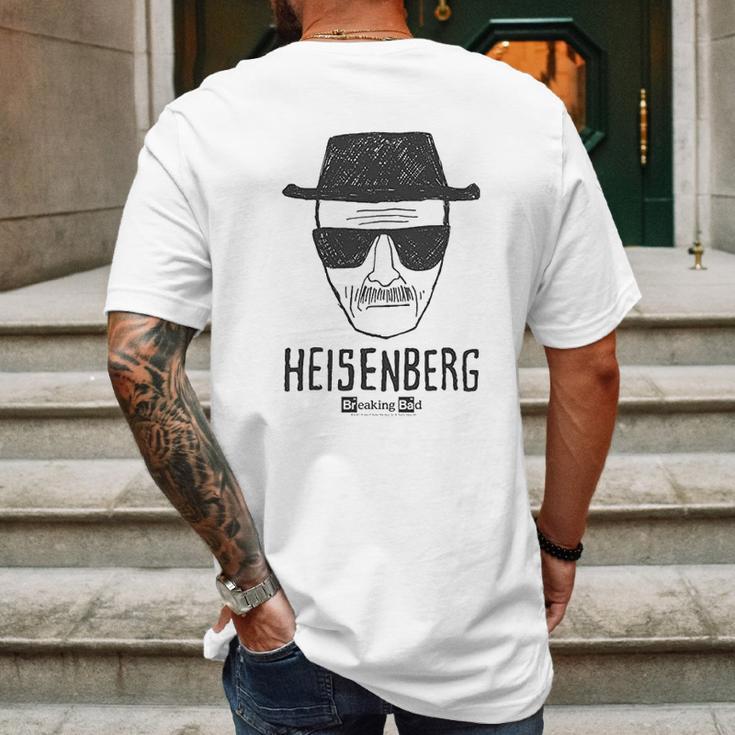 Breaking Bad Hand Drawn Heisenberg Mens Back Print T-shirt Gifts for Men