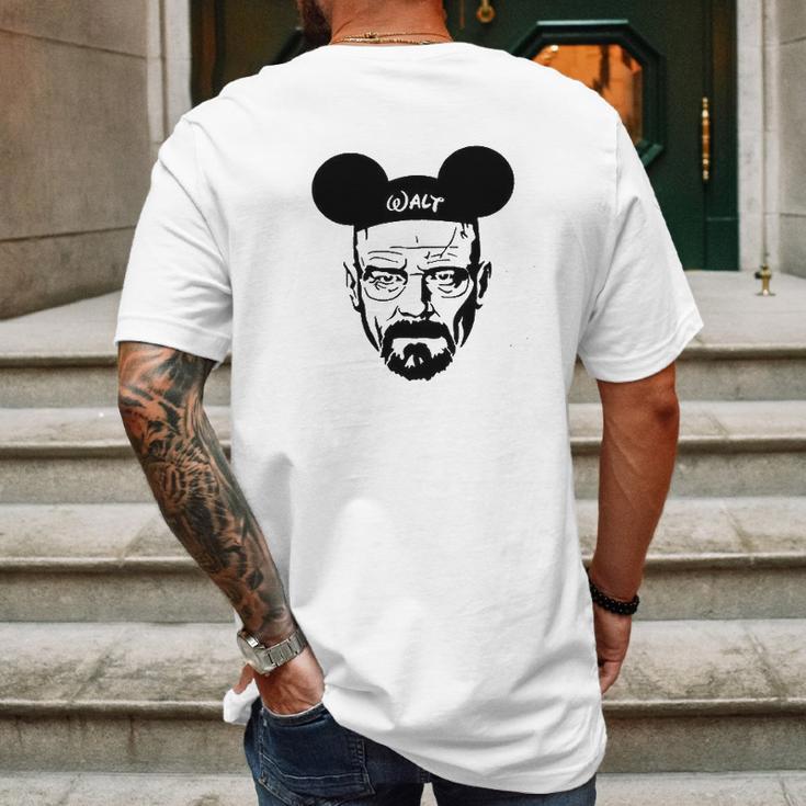 Mens Breaking Bad Walt Mens Back Print T-shirt Gifts for Men