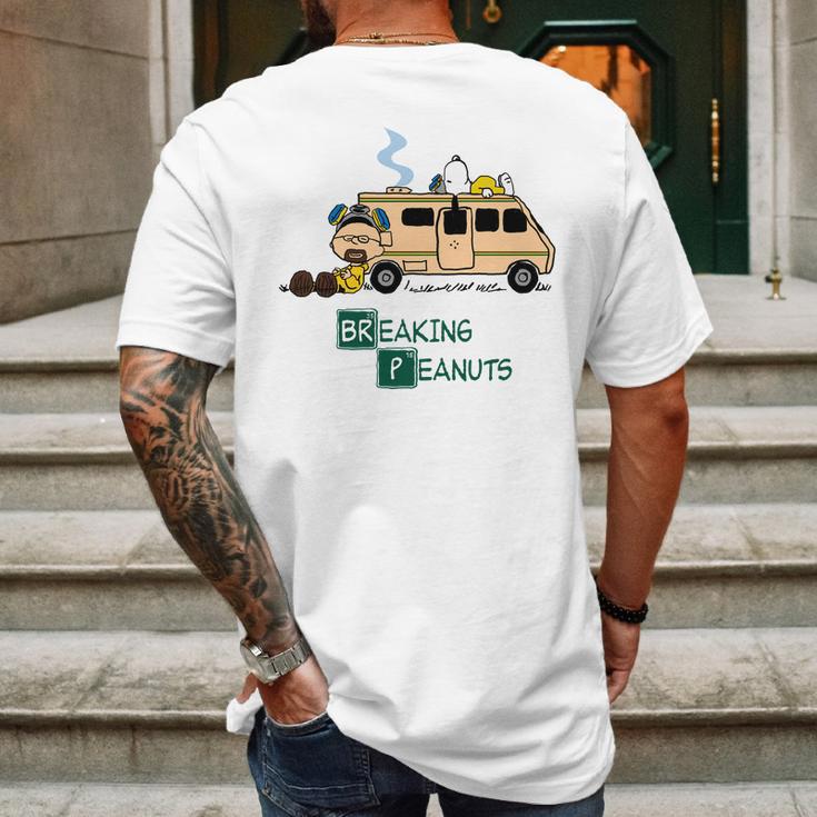 Breaking Peanuts Mens Back Print T-shirt Gifts for Men