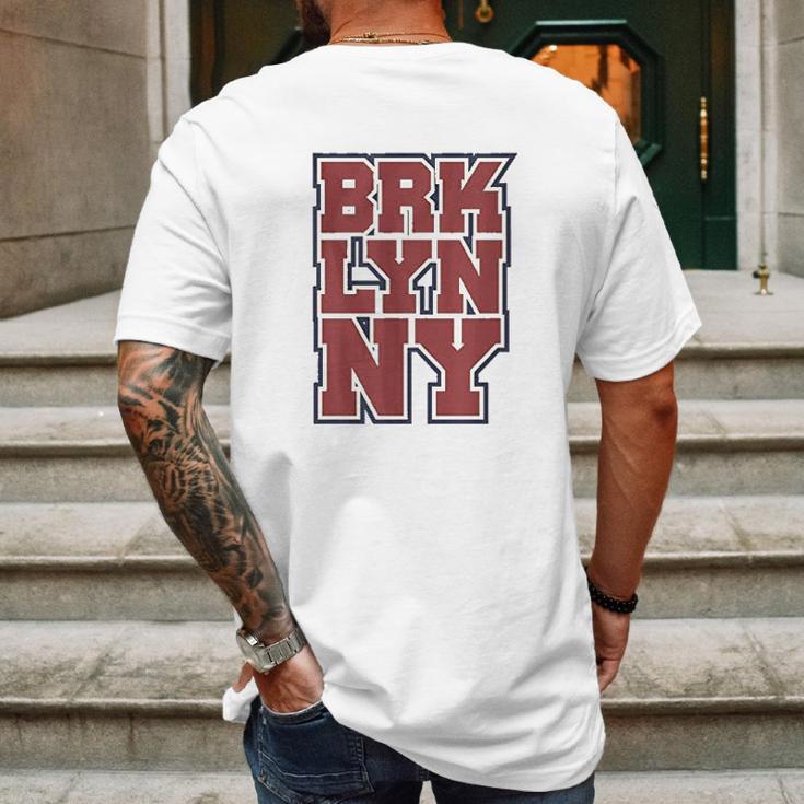 Brklyn Brooklyn Ny New York Mens Back Print T-shirt Gifts for Men