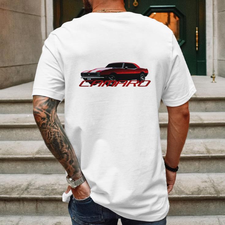 Camaro Muscle Car Mens Back Print T-shirt Gifts for Men