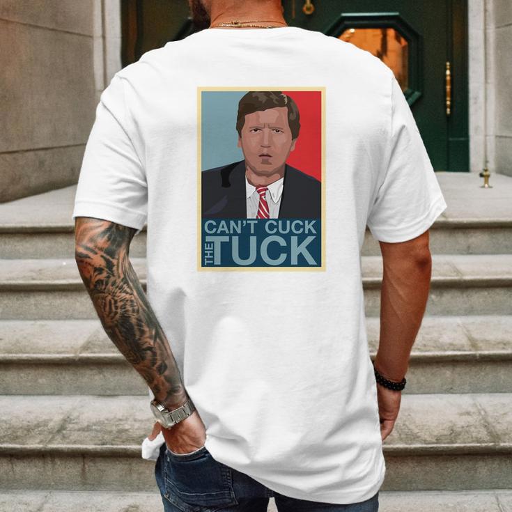 Cant Cuck The Tuck A Tucker Carlson Mens Back Print T-shirt Gifts for Men