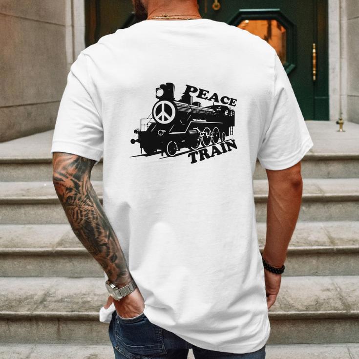 Cat Stevens Peace Train Is ComingShirt Mens Back Print T-shirt Gifts for Men