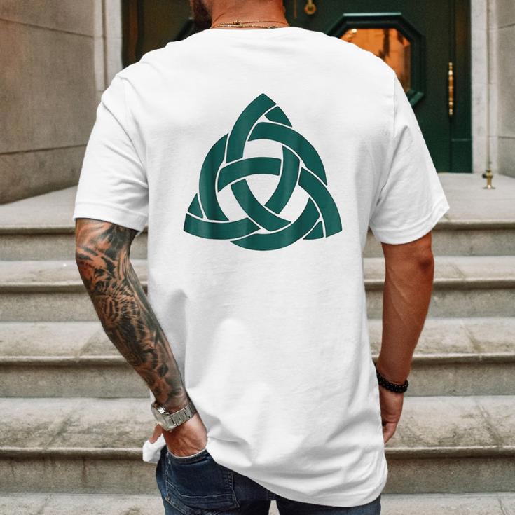 Celtic Knot Triquetra Mens Back Print T-shirt Gifts for Men