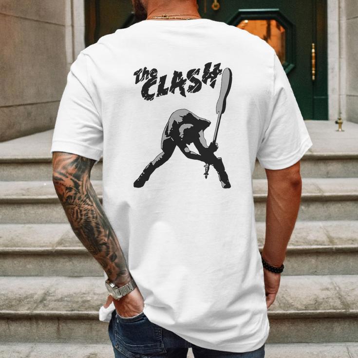 The Clash Guitar Smash Mens Back Print T-shirt Gifts for Men